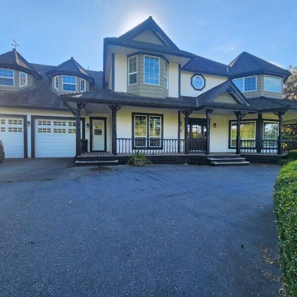 Stunning Victorian Inspired Family Gated Home in Cloverdale with Triple Garage on 1 acre